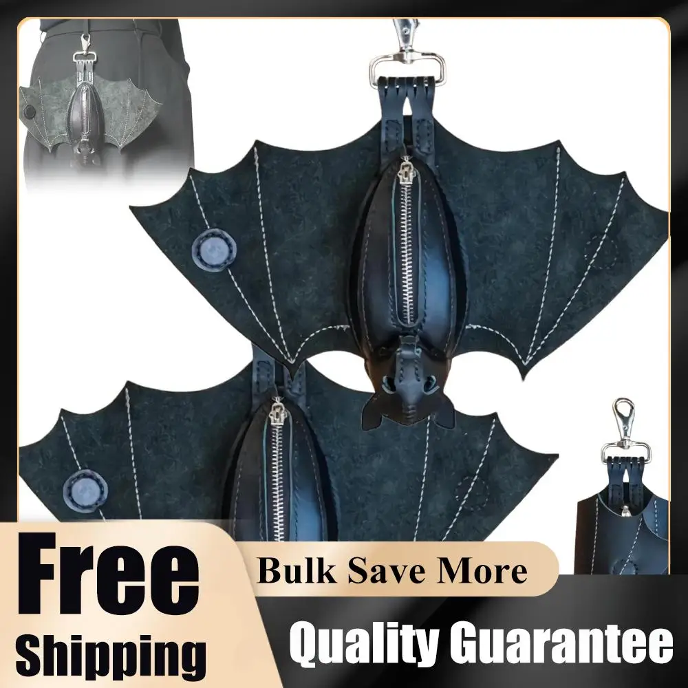 Кошелек для монет из искусственной кожи с брелком для летучей мыши на молнии, кошелек на молнии с тематикой летучей мыши, подходит для женских платьев и костюмов летучей мыши
Кошелек для монет из искусственной кожи с брелком для летучей мыши на молнии, кошелек на молнии с тематикой летучей мыши, подходит для женских платьев и костюмов летучей мыши