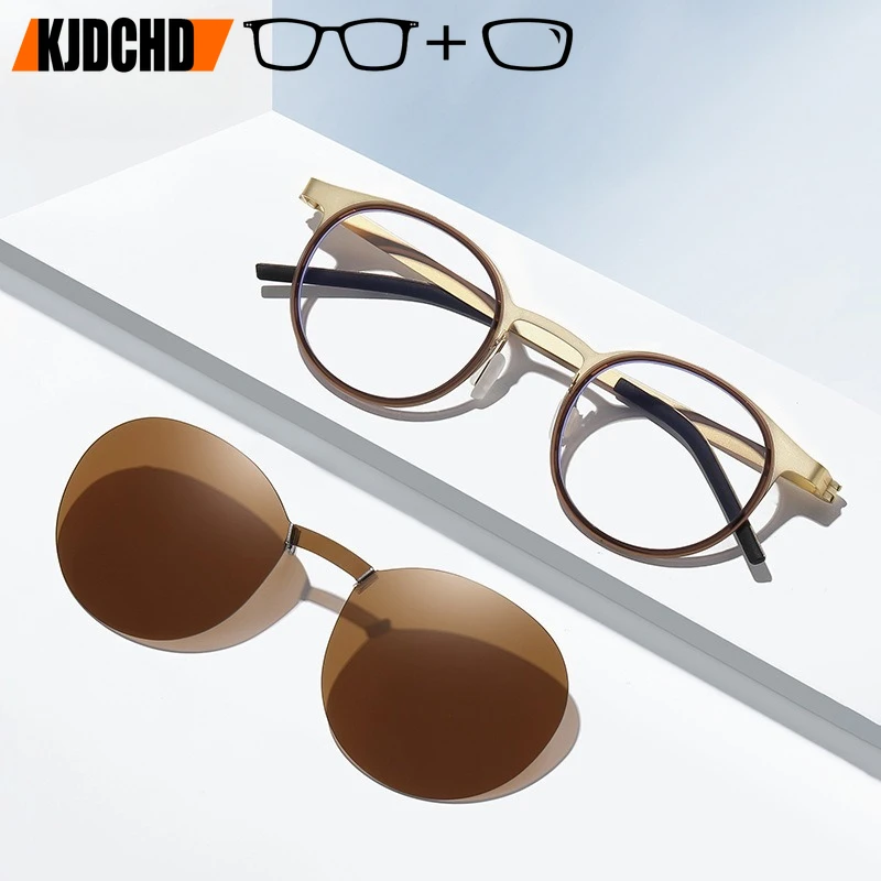KJDCHD Magnetic Clip On Prescription Glasses Women Driving Polarized Myopia Eyewear Anti Blue Light Progressive Reading Glasses
KJDCHD Magnetic Clip On Prescription Glasses Women Driving Polarized Myopia Eyewear Anti Blue Light Progressive Reading Glasses