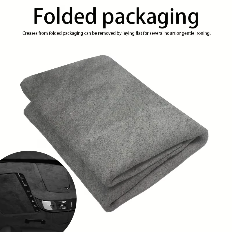 Car Headliner Repair Fabric Foam-Backed Suede Material for Roof Liner Replacement & Interior Upgrade Car Ceiling Renovation
Car Headliner Repair Fabric Foam-Backed Suede Material for Roof Liner Replacement & Interior Upgrade Car Ceiling Renovation