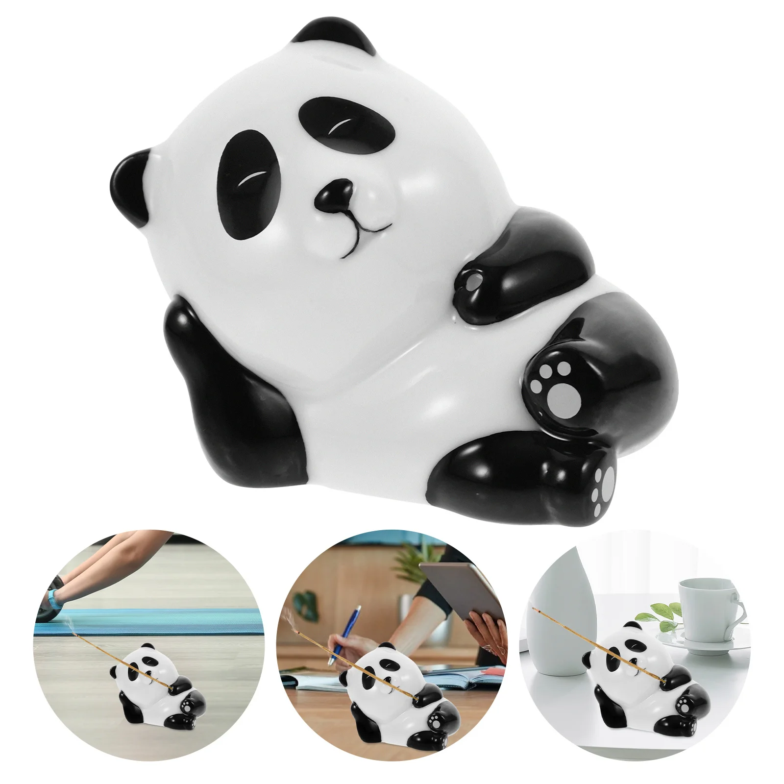 Unique Ceramic Panda Incense Stick Holder Compact Desktop Office Bedroom Yoga Small Lightweight Incense Stand
Unique Ceramic Panda Incense Stick Holder Compact Desktop Office Bedroom Yoga Small Lightweight Incense Stand