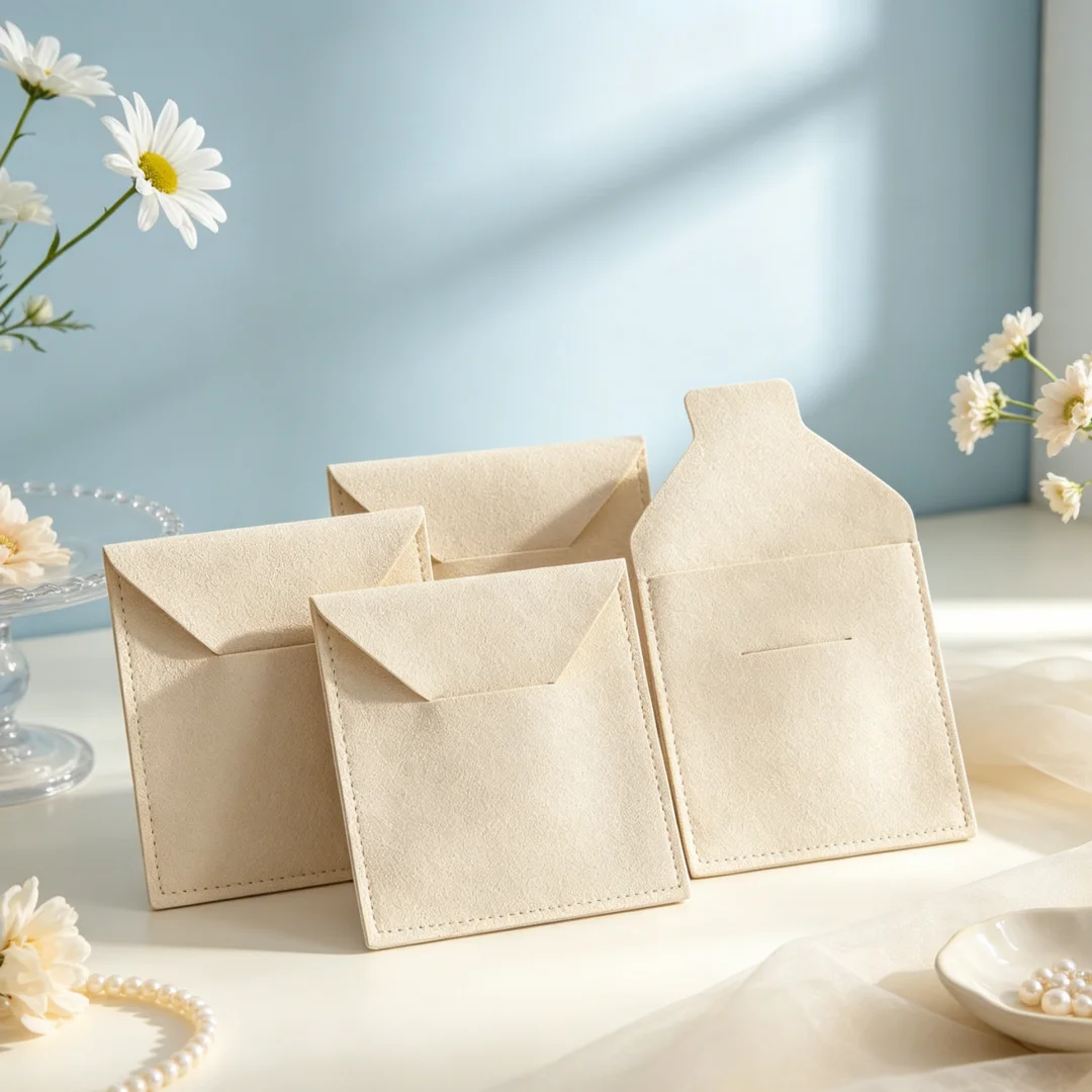 100Pcs Jewelry Envelope Bag Microfiber Velvet Jewellery Pouch Wedding Packaging for Necklace Ring Earrings Pendant Bracelet Box
100Pcs Jewelry Envelope Bag Microfiber Velvet Jewellery Pouch Wedding Packaging for Necklace Ring Earrings Pendant Bracelet Box