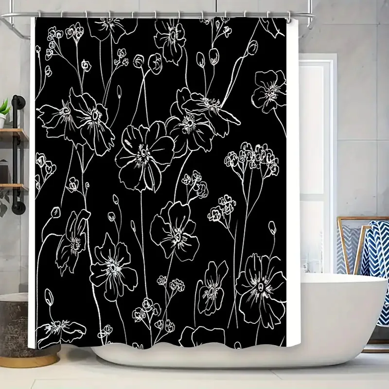 Цветочная занавеска для душа с ботаническим цветочным узором, декор для ванной комнаты, природные растения, художественный домашний текстиль, водонепроницаемый современный стиль
Цветочная занавеска для душа с ботаническим цветочным узором, декор для ванной комнаты, природные растения, художественный домашний текстиль, водонепроницаемый современный стиль