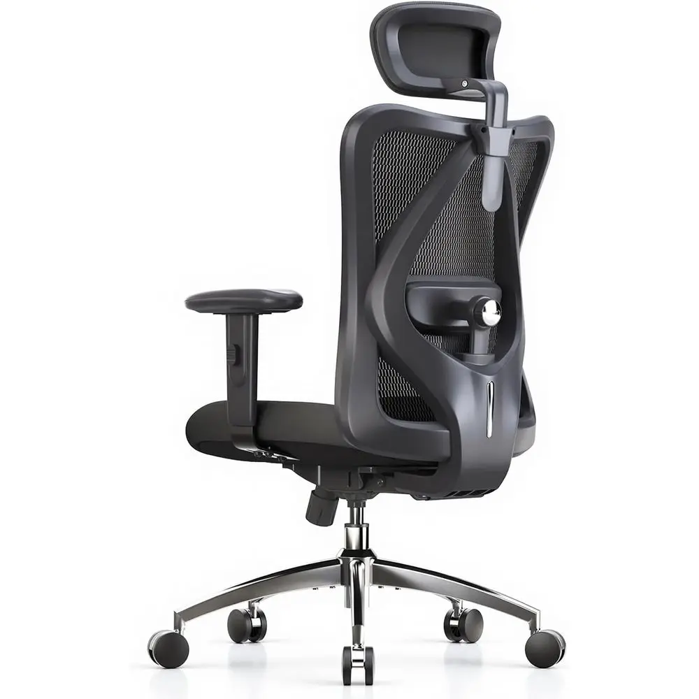 Ergonomic High-Back Mesh Office Chair with Adjustable Armrests, Lumbar Support, and Wide Cushion for Comfortable Computing - Bla
Ergonomic High-Back Mesh Office Chair with Adjustable Armrests, Lumbar Support, and Wide Cushion for Comfortable Computing - Bla