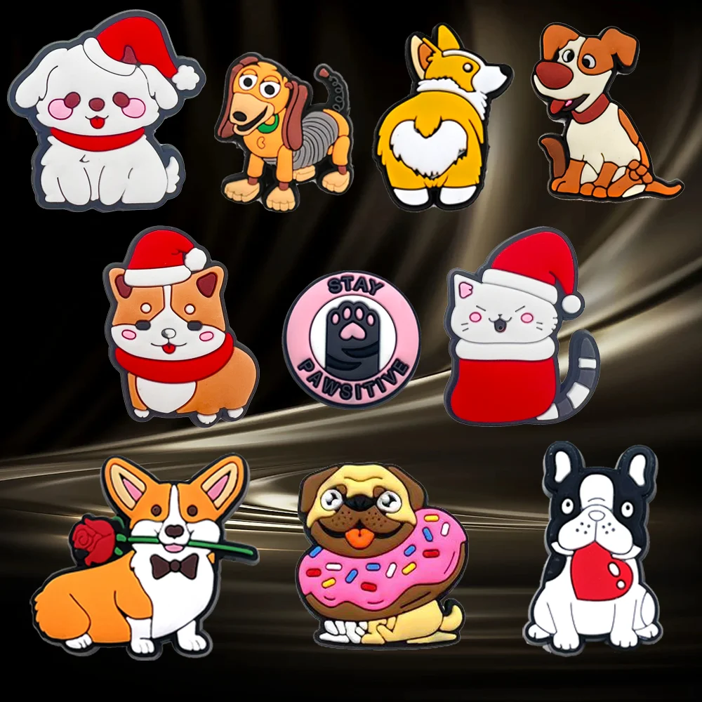 1pc Cute Cartoon Cat and dog PVC Shoe Charms Accessories Shoe Decorations Sandals Pins DIY Kids Women boy gifts
1pc Cute Cartoon Cat and dog PVC Shoe Charms Accessories Shoe Decorations Sandals Pins DIY Kids Women boy gifts