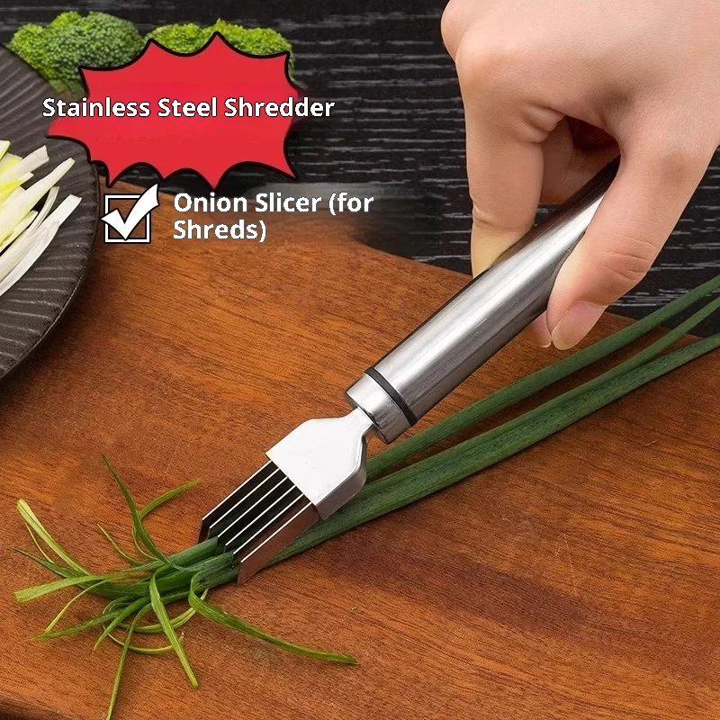 Stainless Steel Multifunctional Ultra-Fine Hand Protection Onion Thread Cutter - Kitchen Tool for Efficient Cooking
Stainless Steel Multifunctional Ultra-Fine Hand Protection Onion Thread Cutter - Kitchen Tool for Efficient Cooking