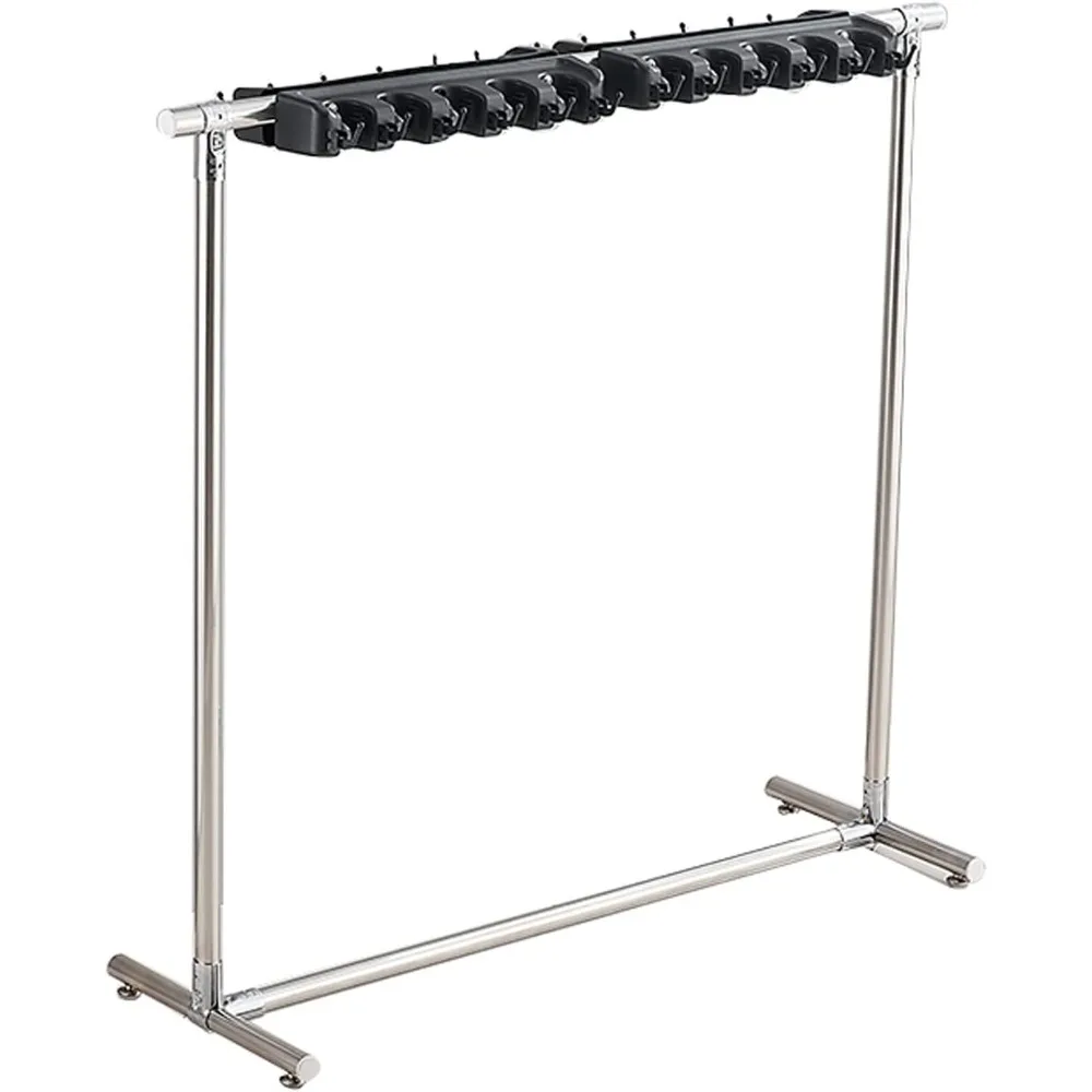 Portable Stainless Steel Mop and Broom Holder for Wet Mops, Ideal for Schools, Factories, and Cleaning Stations
Portable Stainless Steel Mop and Broom Holder for Wet Mops, Ideal for Schools, Factories, and Cleaning Stations