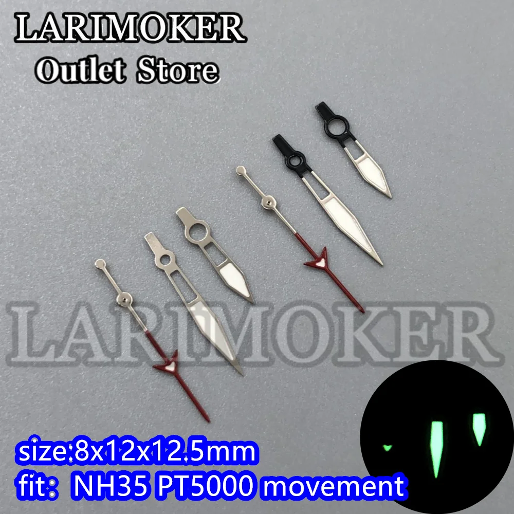 LARIMOKER Silver Watch hands fit NH35 PT5000 movement Watch Accessories needles Green Luminous
LARIMOKER Silver Watch hands fit NH35 PT5000 movement Watch Accessories needles Green Luminous