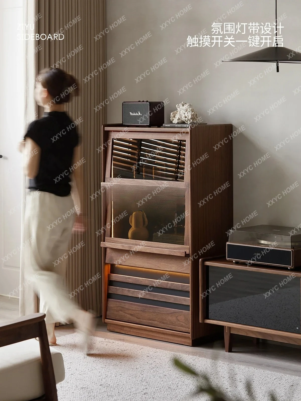 JJSolid Wood Chest Of Drawers Nordic Black Walnut Living Room Bedroom Retro Drawer Cabinet Storage Side Cabinet5556
JJSolid Wood Chest Of Drawers Nordic Black Walnut Living Room Bedroom Retro Drawer Cabinet Storage Side Cabinet5556