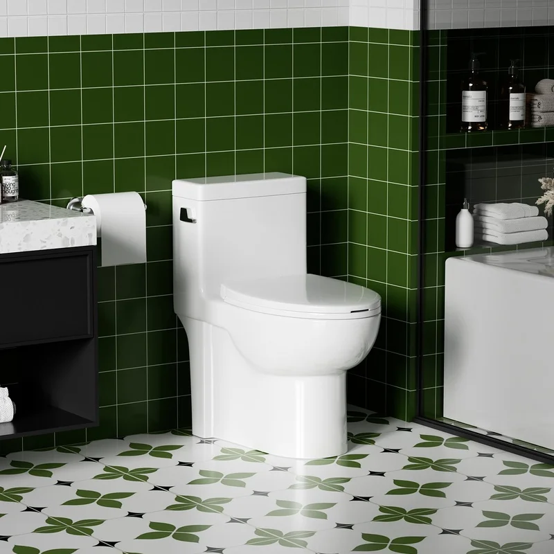 1.28 GPF Elongated One-Piece Toilet, Siphonic Flush, ADA Height, Soft-Close Seat, 1000g MAP Score, Gloss White GW-003S
1.28 GPF Elongated One-Piece Toilet, Siphonic Flush, ADA Height, Soft-Close Seat, 1000g MAP Score, Gloss White GW-003S