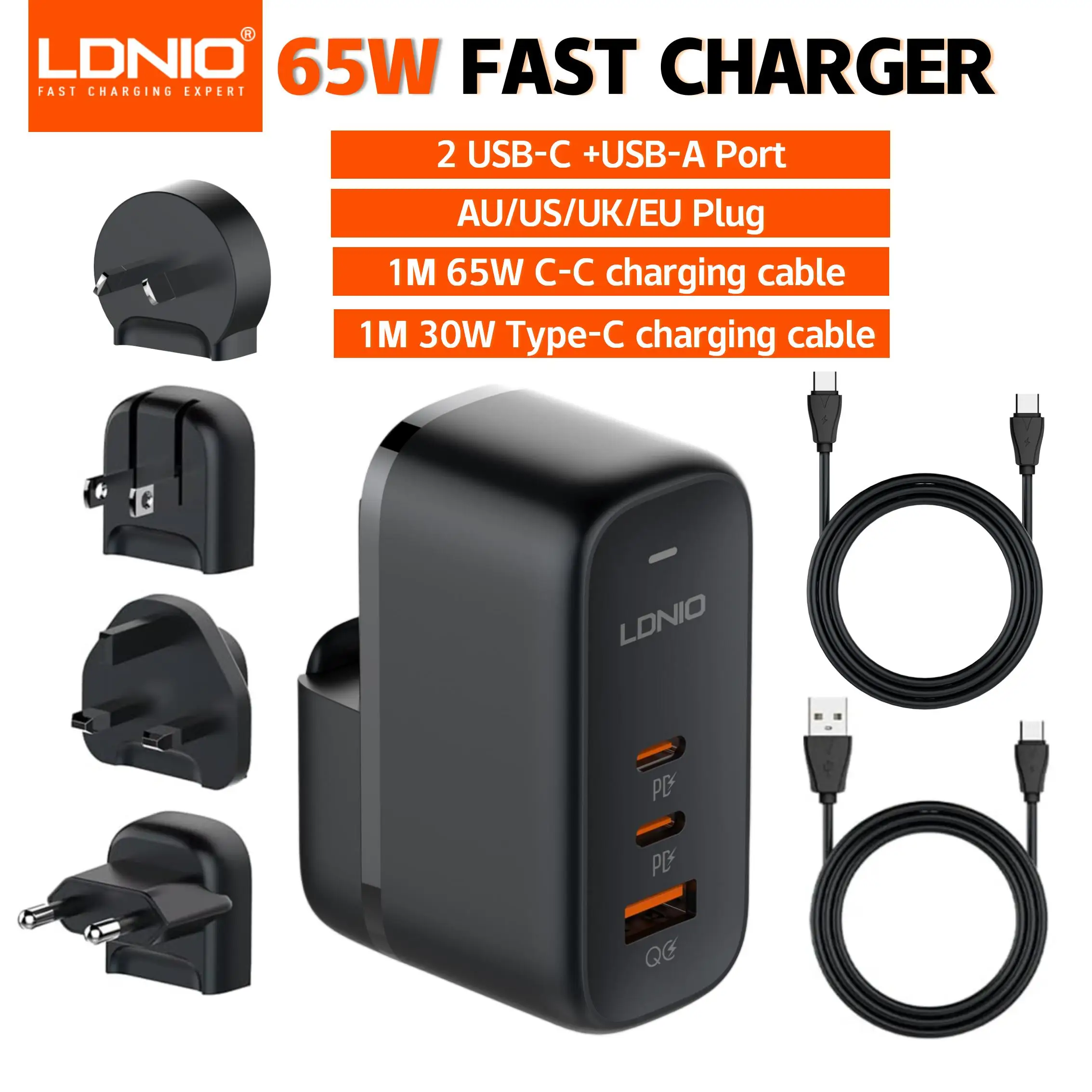 LDNIO 65 Вт USB C Зарядное устройство для путешествий Зарядное устройство GaN Зарядное устройство 3-портовый международный адаптер для вилки ЕС, Великобритании, США, Австралии, адаптер для дорожной вилки, шнур питания
LDNIO 65 Вт USB C Зарядное устройство для путешествий Зарядное устройство GaN Зарядное устройство 3-портовый международный адаптер для вилки ЕС, Великобритании, США, Австралии, адаптер для дорожной вилки, шнур питания