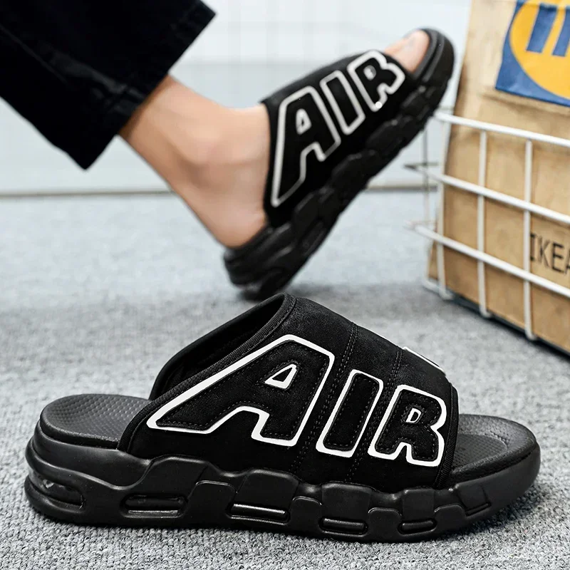 Slippers Men Air Cushion Design Slide Man Summer New PVC Soft Non-slip Men's Sports Slippers for Men Flip Flops Chanclas Hombre
Slippers Men Air Cushion Design Slide Man Summer New PVC Soft Non-slip Men's Sports Slippers for Men Flip Flops Chanclas Hombre