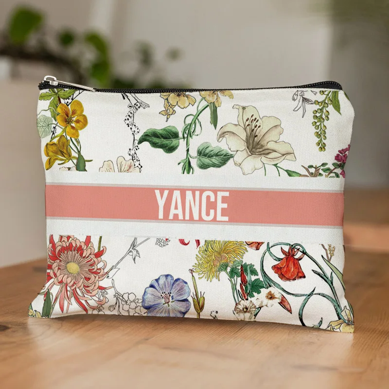 Custom Makeup Bag Trendy Canvas Travel Cosmetic Organizer 2025 Wedding Bridesmaid Gift Purse Vintage Brand Side Bag for Ladies
Custom Makeup Bag Trendy Canvas Travel Cosmetic Organizer 2025 Wedding Bridesmaid Gift Purse Vintage Brand Side Bag for Ladies