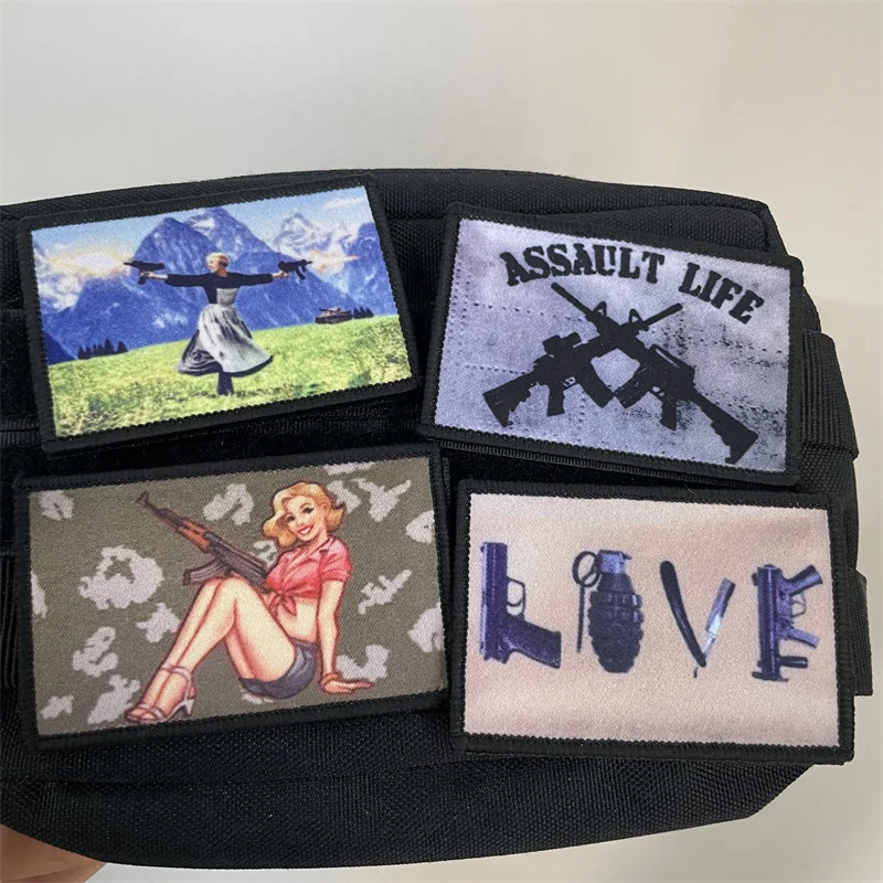 Skull Tactical Patches for Backpack Funny Morale Badge Hook and Loop Military Armband Printed Stickers
Skull Tactical Patches for Backpack Funny Morale Badge Hook and Loop Military Armband Printed Stickers