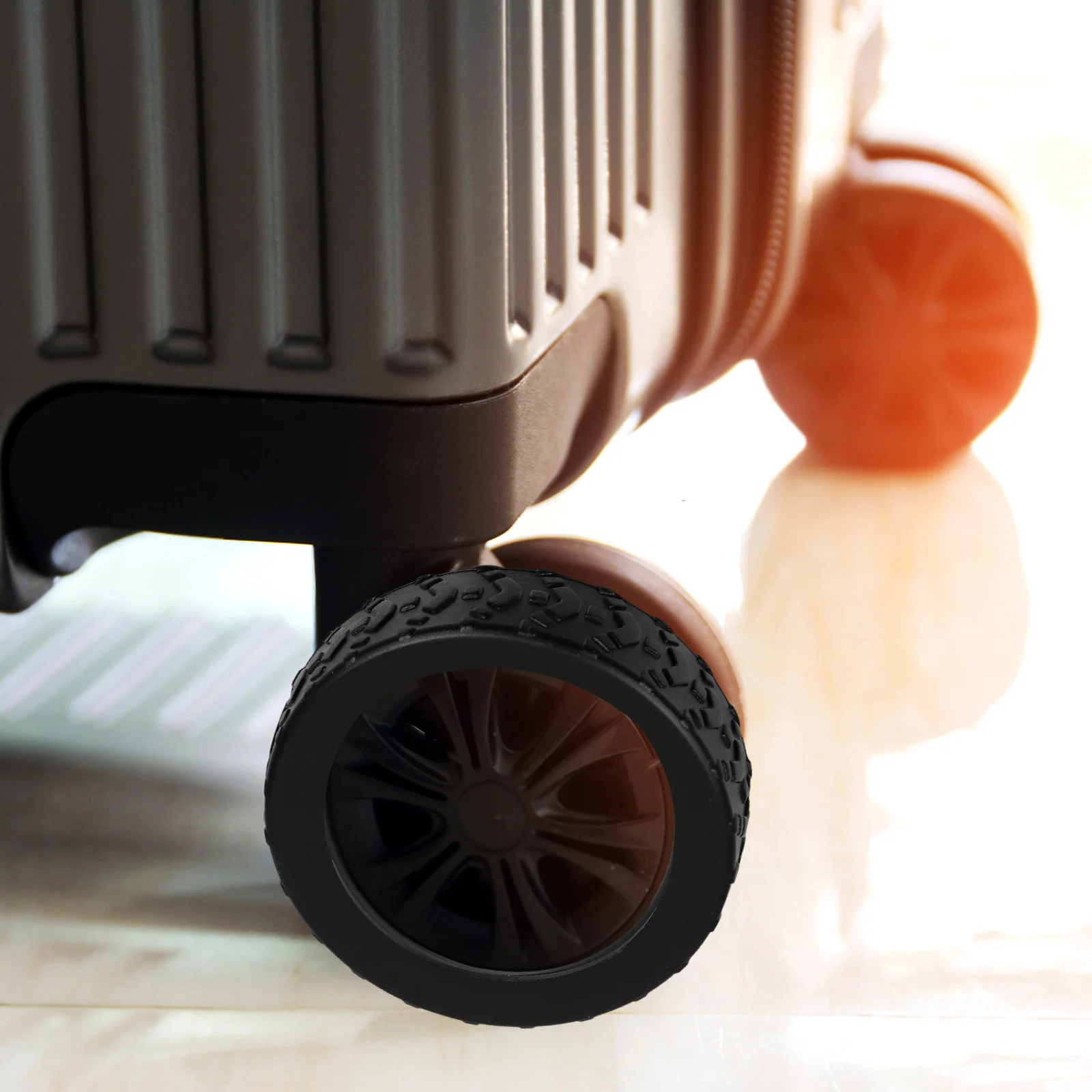 8pcs Suitcase Wheel Covers Luggage Protector Caster Floor Suitcases Silicone Gel Thin Noise Reduction Furniture Leg Foot
8pcs Suitcase Wheel Covers Luggage Protector Caster Floor Suitcases Silicone Gel Thin Noise Reduction Furniture Leg Foot