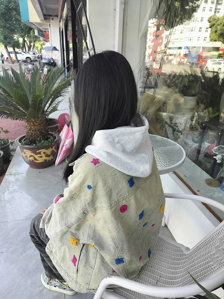 Design Sensation Women's Denim Jaet Yellow Clay Dye American High Street Hip Hop Trendy Brand Spring Autumn New Sle
Design Sensation Women's Denim Jaet Yellow Clay Dye American High Street Hip Hop Trendy Brand Spring Autumn New Sle