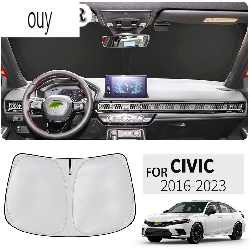 Lnterior Accessories For Honda Civic 10th 11th Gen 2016-2023 Nano-Insulat Windshield Sunshade Front Window Sun Shade Visor Auto
Lnterior Accessories For Honda Civic 10th 11th Gen 2016-2023 Nano-Insulat Windshield Sunshade Front Window Sun Shade Visor Auto