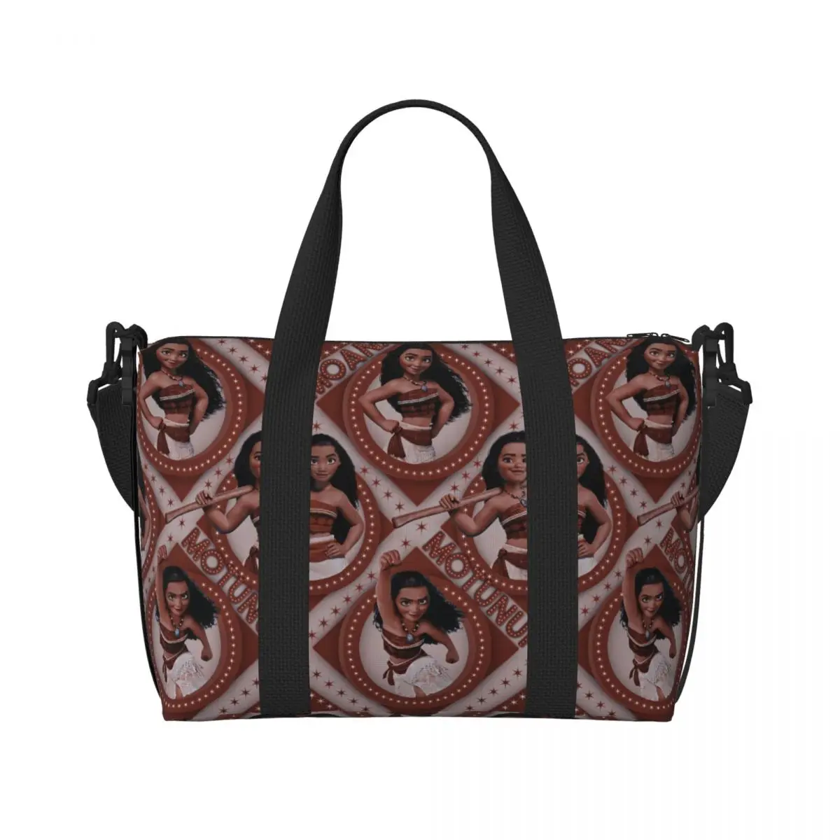 Custom Moana Cartoon Beach Tote Bag Women Large Compartment Beach Gym Travel Bags
Custom Moana Cartoon Beach Tote Bag Women Large Compartment Beach Gym Travel Bags