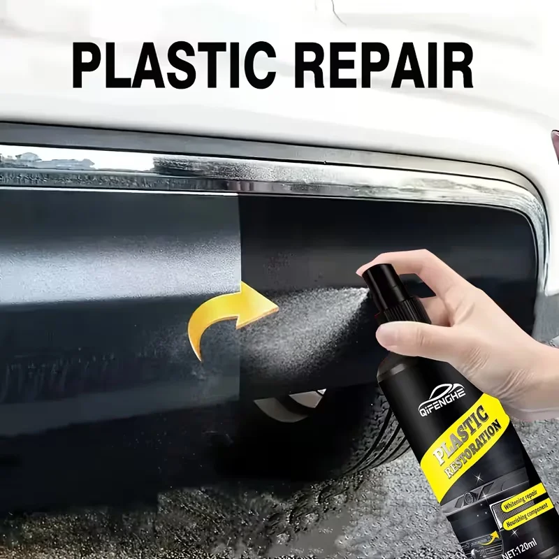 120ml Car Plastic & Trim Restorer Spray by QIFENGHE - Renew Faded & Scratched Surfaces
120ml Car Plastic & Trim Restorer Spray by QIFENGHE - Renew Faded & Scratched Surfaces