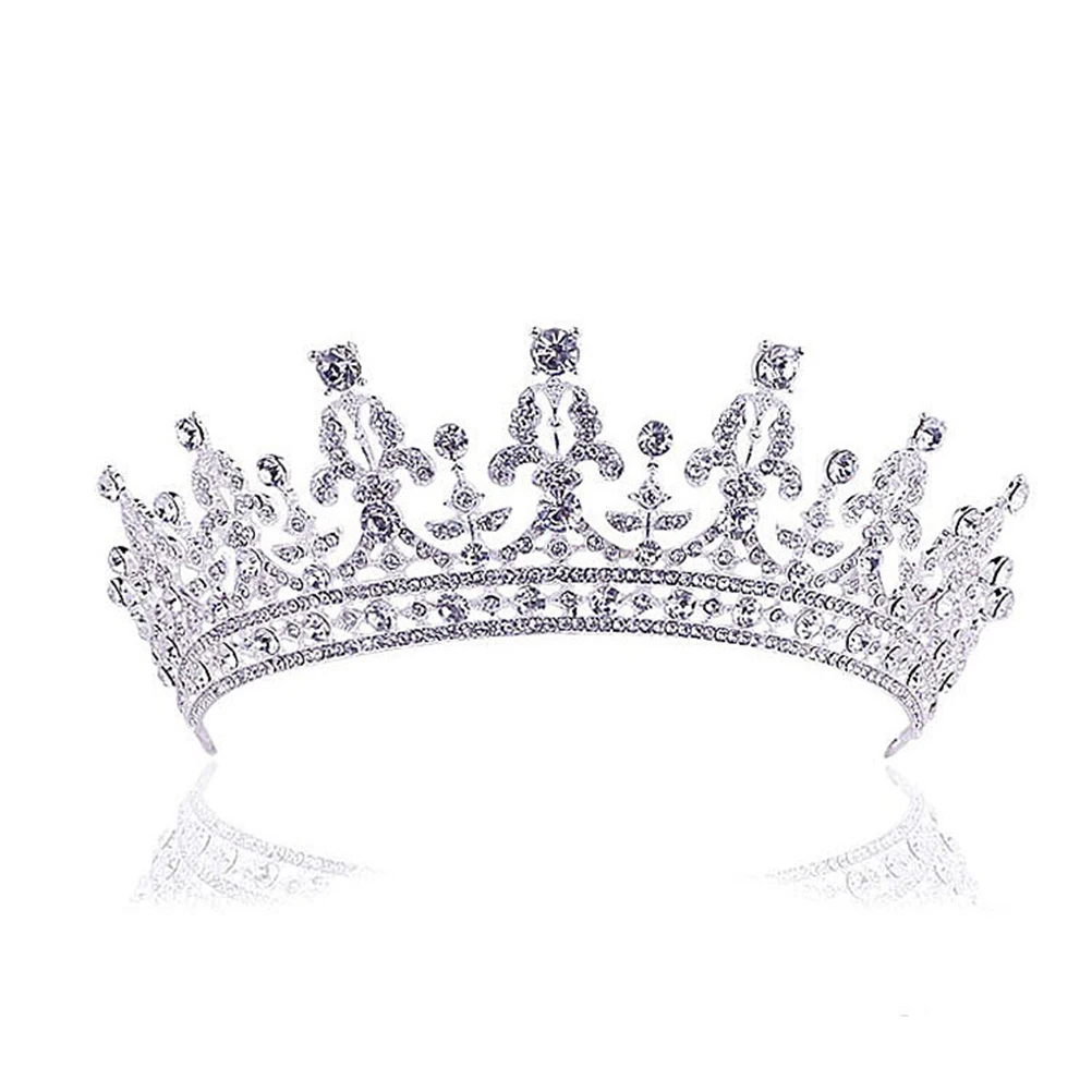Bridal Silver Rhinestone Wedding Crown Hairband One Size Alloy Material Suitable for Weddings Engagements Parties Bride Hair
Bridal Silver Rhinestone Wedding Crown Hairband One Size Alloy Material Suitable for Weddings Engagements Parties Bride Hair