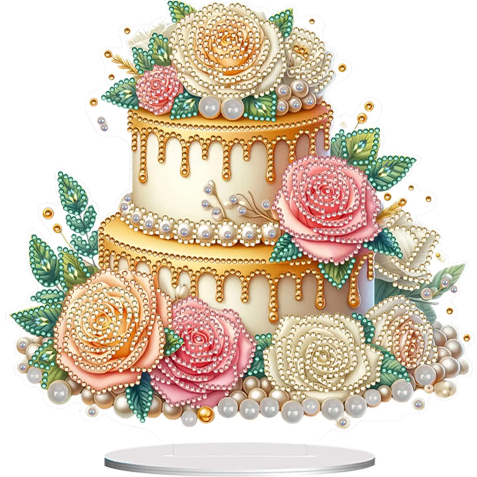 Cake 2D Flat DIY Diamond Painting Desktop Decors Ornaments Kit for Home Decor
Cake 2D Flat DIY Diamond Painting Desktop Decors Ornaments Kit for Home Decor