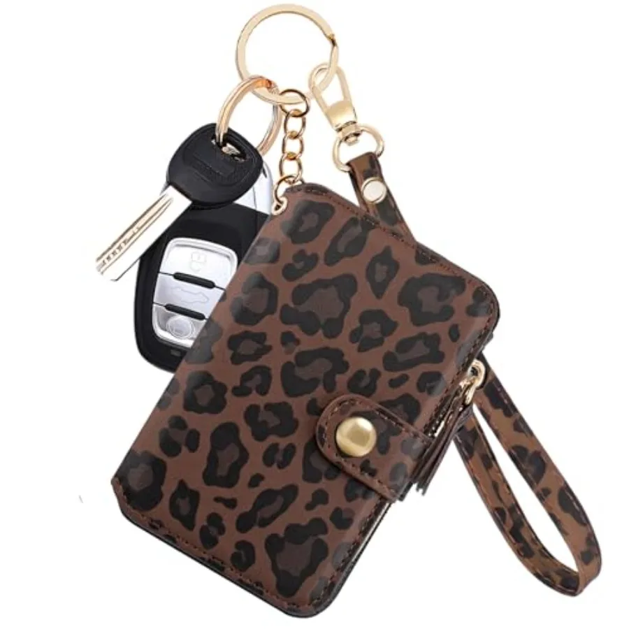 M-Plateau Wallet, Womens card Holder Leather Keychain Wallet With Zipper Coin Pocket ID Window Wrist Strap Gift Box
M-Plateau Wallet, Womens card Holder Leather Keychain Wallet With Zipper Coin Pocket ID Window Wrist Strap Gift Box
