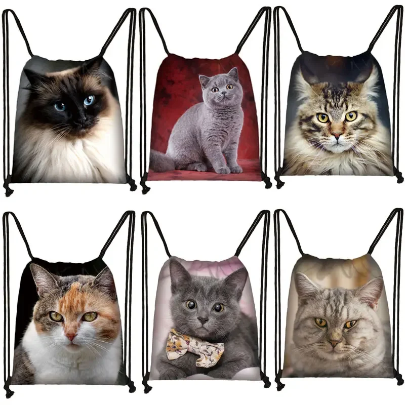 Cute Animal Cat Print Drawstring Bag Women Cat and Natural Travel Bags Girls Backpack Storage Bag Travel Shoe Bags Kids Bookbag
Cute Animal Cat Print Drawstring Bag Women Cat and Natural Travel Bags Girls Backpack Storage Bag Travel Shoe Bags Kids Bookbag