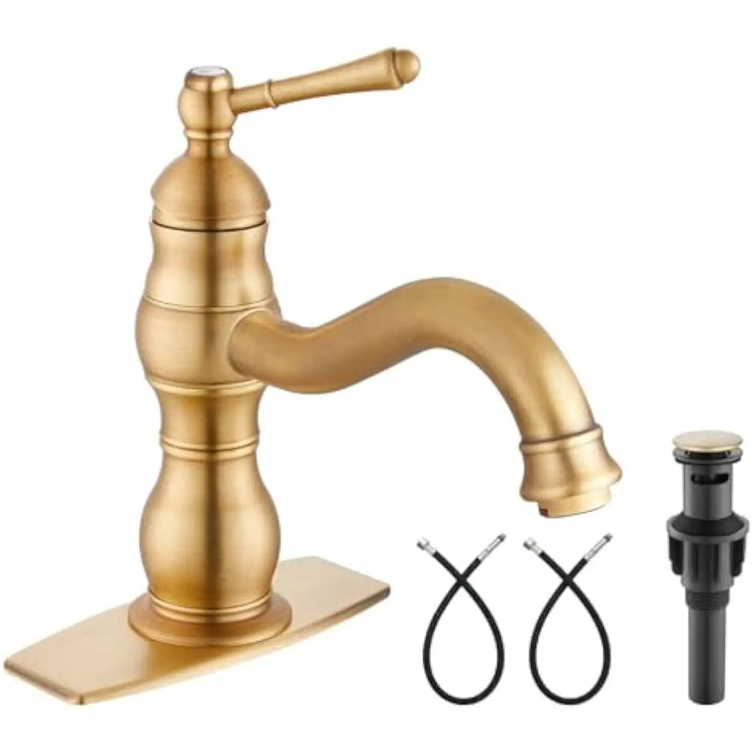 Bathroom Sink Faucet Single Hole 1 Handle Deck Mount Single Handle Brass Bathroom Sink Faucet Farmhouse Mixer Tap with Drain, S
Bathroom Sink Faucet Single Hole 1 Handle Deck Mount Single Handle Brass Bathroom Sink Faucet Farmhouse Mixer Tap with Drain, S