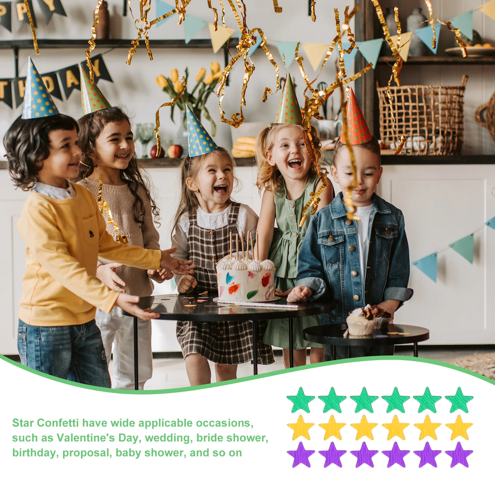 1Pack Star Confetti Decoration High Quality Glitter Party Confetti for Wedding Birthday Valentine's Day Table Decor Festival
1Pack Star Confetti Decoration High Quality Glitter Party Confetti for Wedding Birthday Valentine's Day Table Decor Festival