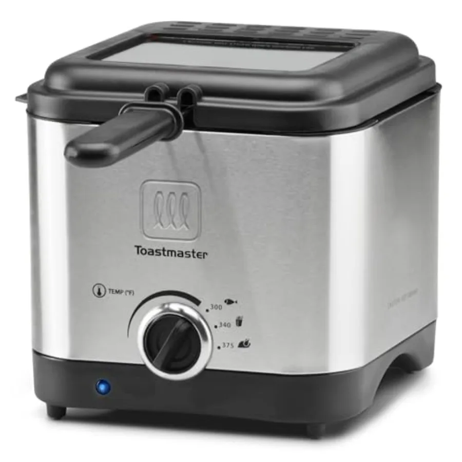 1.5L Deep Fryer - Stainless Steel Cooking Appliance for Chicken Wings Fish More - Small Compact - With Basket for Home Use
1.5L Deep Fryer - Stainless Steel Cooking Appliance for Chicken Wings Fish More - Small Compact - With Basket for Home Use