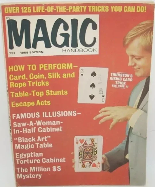 Science & Mechanics MAGIC HANDBOOK 1968 Edition Over 125 Tricks - Magic tricks (Instant Download)
Science & Mechanics MAGIC HANDBOOK 1968 Edition Over 125 Tricks - Magic tricks (Instant Download)