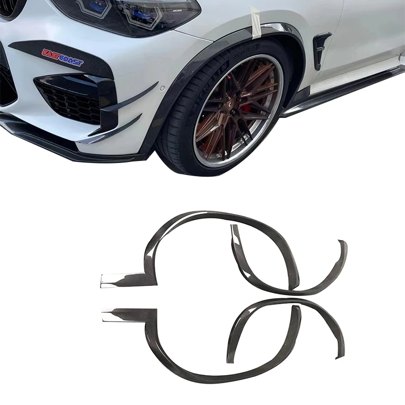 FOR F97 X3M F98 X4M DRY Carbon Fiber Rear Wheel Arch Trim Fender Flares Carbon Fiber Wheel Eyebrow
FOR F97 X3M F98 X4M DRY Carbon Fiber Rear Wheel Arch Trim Fender Flares Carbon Fiber Wheel Eyebrow