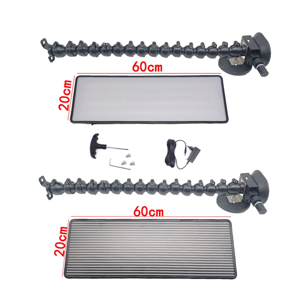 4-Strip PDR LED Light Board 60x20cm Car Dent Repair Light with Magnetic Suction Cup Stand Independent Switch Dimmable Brightness
4-Strip PDR LED Light Board 60x20cm Car Dent Repair Light with Magnetic Suction Cup Stand Independent Switch Dimmable Brightness