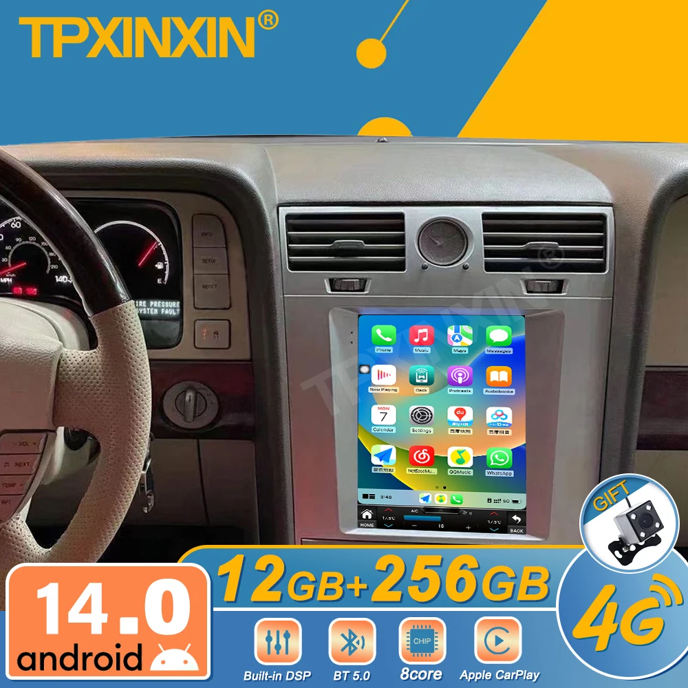 For Lincoln Navigator 2005 - 2009 Android Car Radio Multimedia Video Player Wireless Carplay Autoradio Stereo GPS Navi Head Unit
For Lincoln Navigator 2005 - 2009 Android Car Radio Multimedia Video Player Wireless Carplay Autoradio Stereo GPS Navi Head Unit