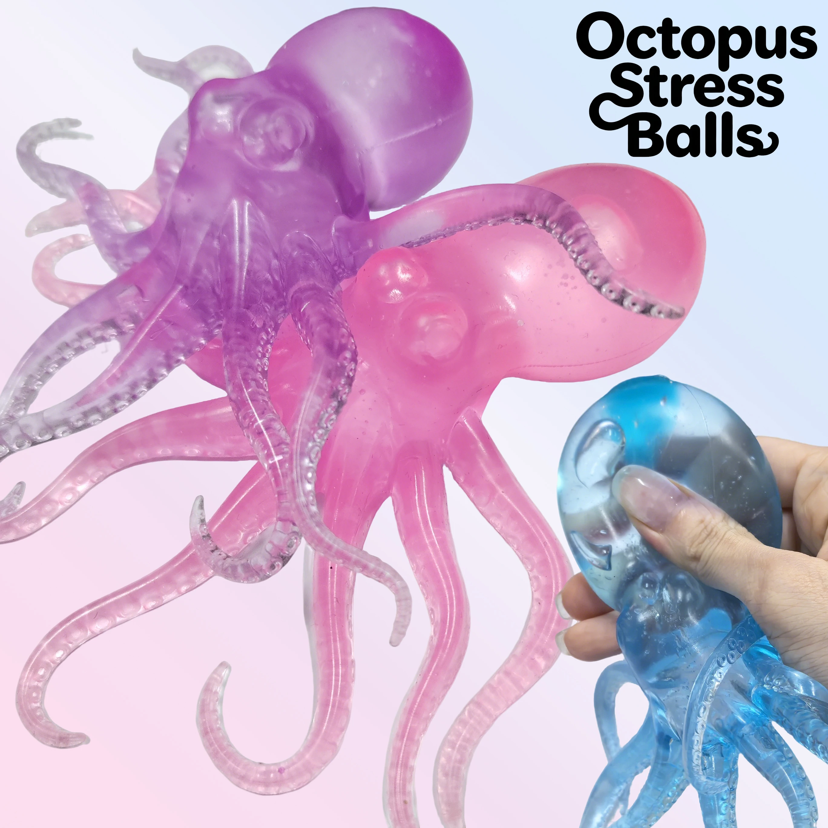 Squishy Octopus Stress Balls,Squish Toy, Soft Maltose Squeeze Stress Relief Fidget Toy, Sensory gift for Kids & Adults
Squishy Octopus Stress Balls,Squish Toy, Soft Maltose Squeeze Stress Relief Fidget Toy, Sensory gift for Kids & Adults