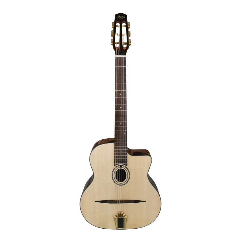 Professional Jazz Gypsy Guitar Vintage Archtop Cutaway Acoustic String Instrument Professional Handmade Musical Instrument
Professional Jazz Gypsy Guitar Vintage Archtop Cutaway Acoustic String Instrument Professional Handmade Musical Instrument