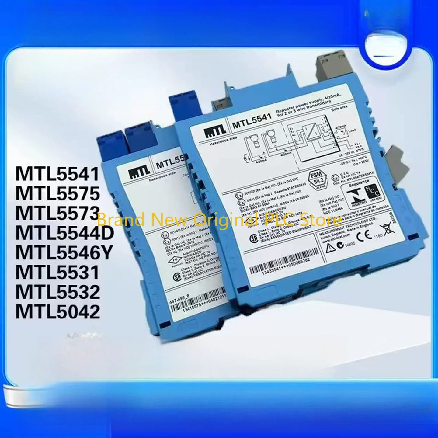 Original MTL5541 Safety Barrier MTL5544D MTL5575 MTL5573 MTL5546Y MTL5511 MTL5516C MTL5042 MTL4541
Original MTL5541 Safety Barrier MTL5544D MTL5575 MTL5573 MTL5546Y MTL5511 MTL5516C MTL5042 MTL4541