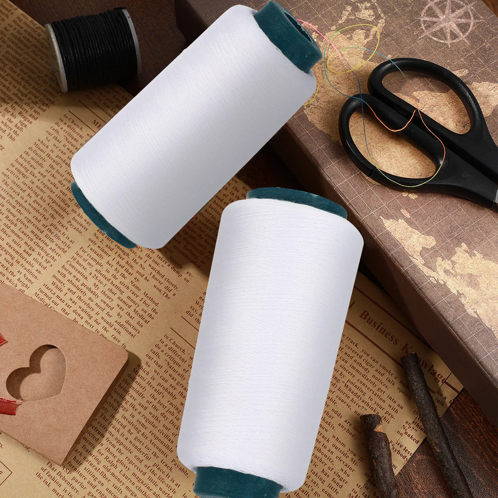 3000 Yards High Strength Sewing Thread Polyester Bleached White for Machine Multipurpose Craft Garment Curtain Home Textile
3000 Yards High Strength Sewing Thread Polyester Bleached White for Machine Multipurpose Craft Garment Curtain Home Textile