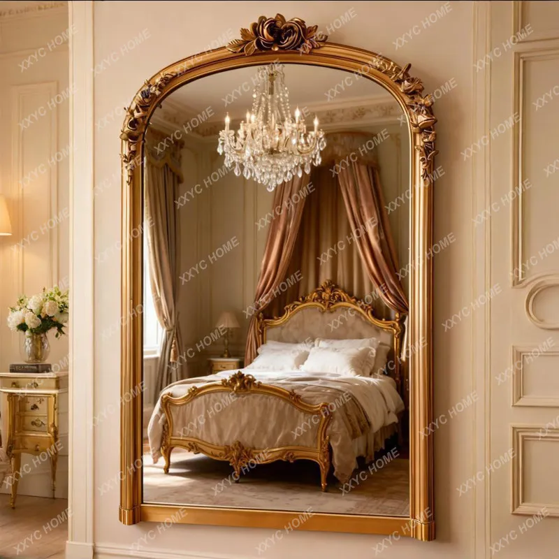XXretro carved full-length mirror home bedroom luxury floor-to-ceiling full-length mirror
XXretro carved full-length mirror home bedroom luxury floor-to-ceiling full-length mirror