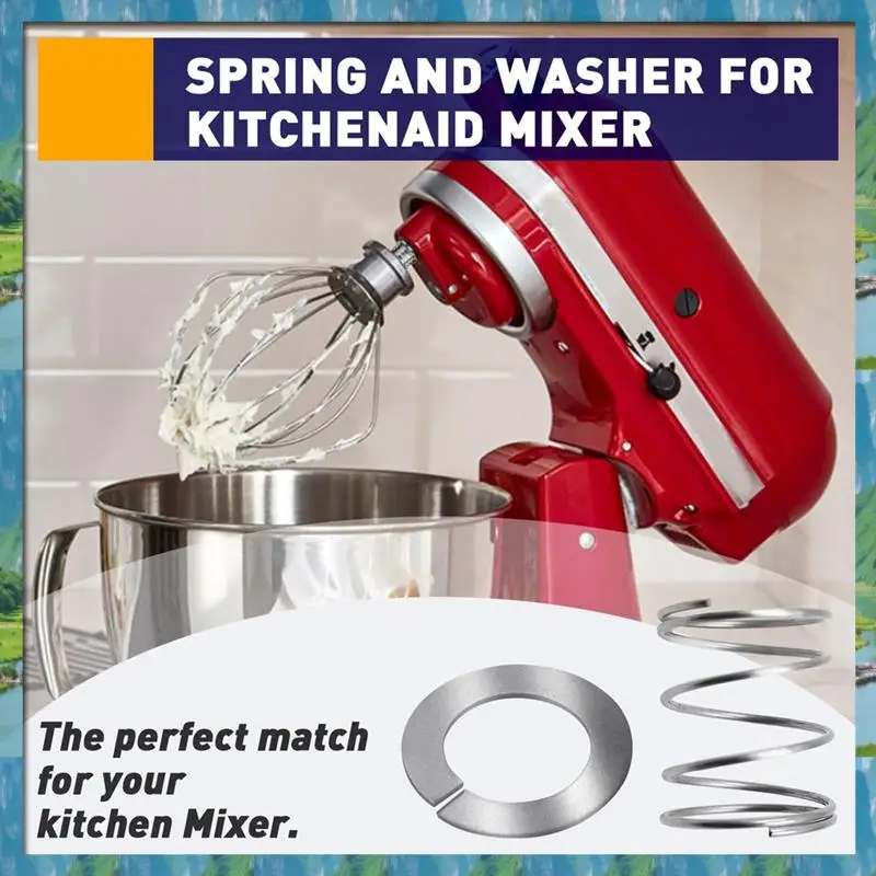 8 упаковок пружины и шайбы для миксеров Kitchenaid-замена из нержавеющей стали для миксера Kitchenaid 3,5/4/5/6/7Qt
8 упаковок пружины и шайбы для миксеров Kitchenaid-замена из нержавеющей стали для миксера Kitchenaid 3,5/4/5/6/7Qt