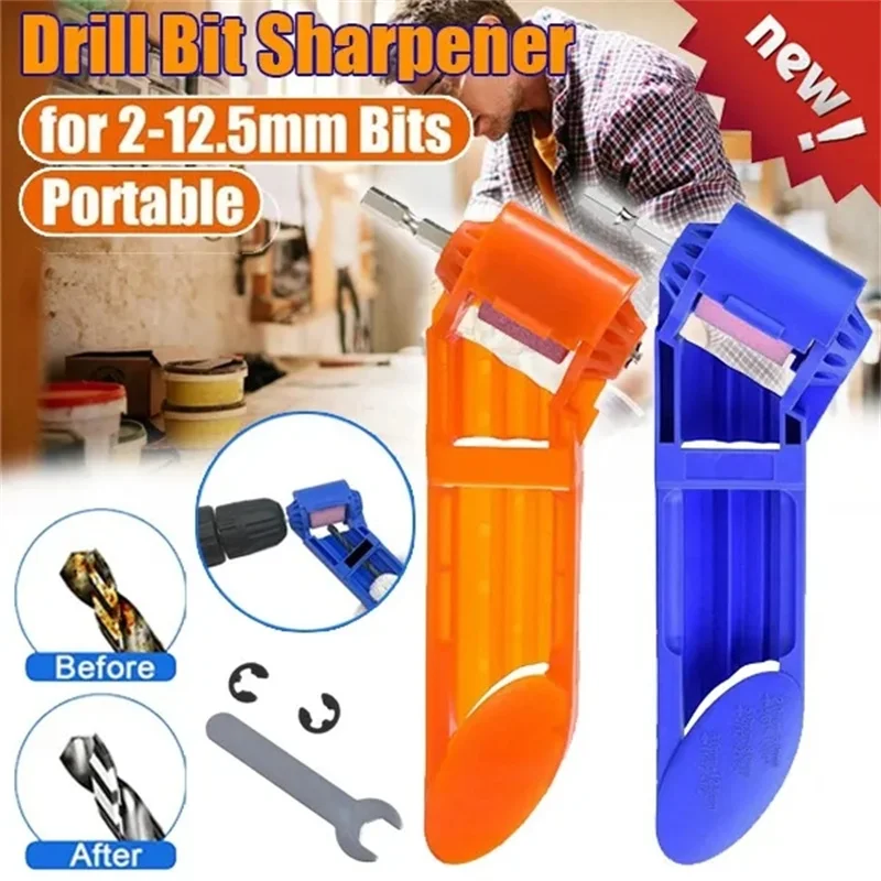 Drill Bit Sharpener 2-12.5mm Portable Corundum Grinding Wheel Drill Sharpener Grinder Twist Drill Bit Powered Tool Parts
Drill Bit Sharpener 2-12.5mm Portable Corundum Grinding Wheel Drill Sharpener Grinder Twist Drill Bit Powered Tool Parts