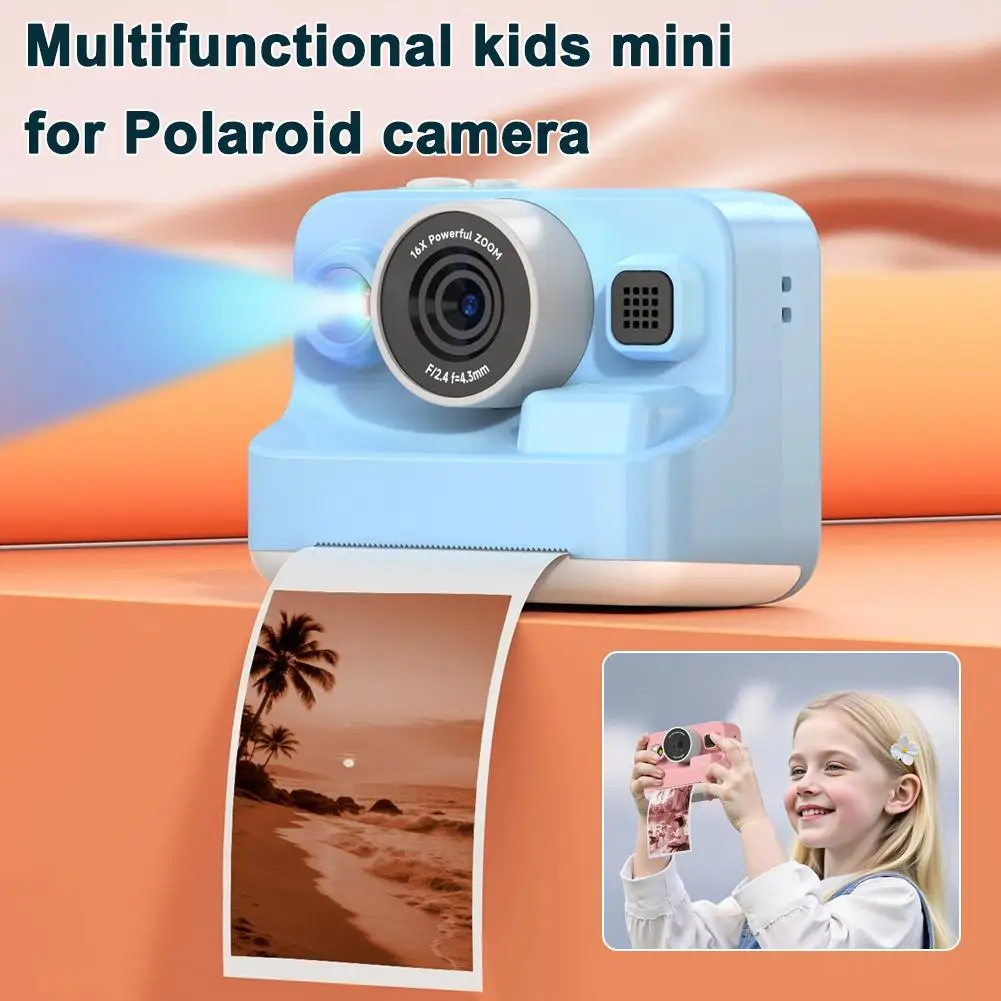Kids Instant Print Camera Cute Mini Photo Printing HD Camera With 1080P Resolution 128GB Memory Card Ideal For Photography D7G6
Kids Instant Print Camera Cute Mini Photo Printing HD Camera With 1080P Resolution 128GB Memory Card Ideal For Photography D7G6