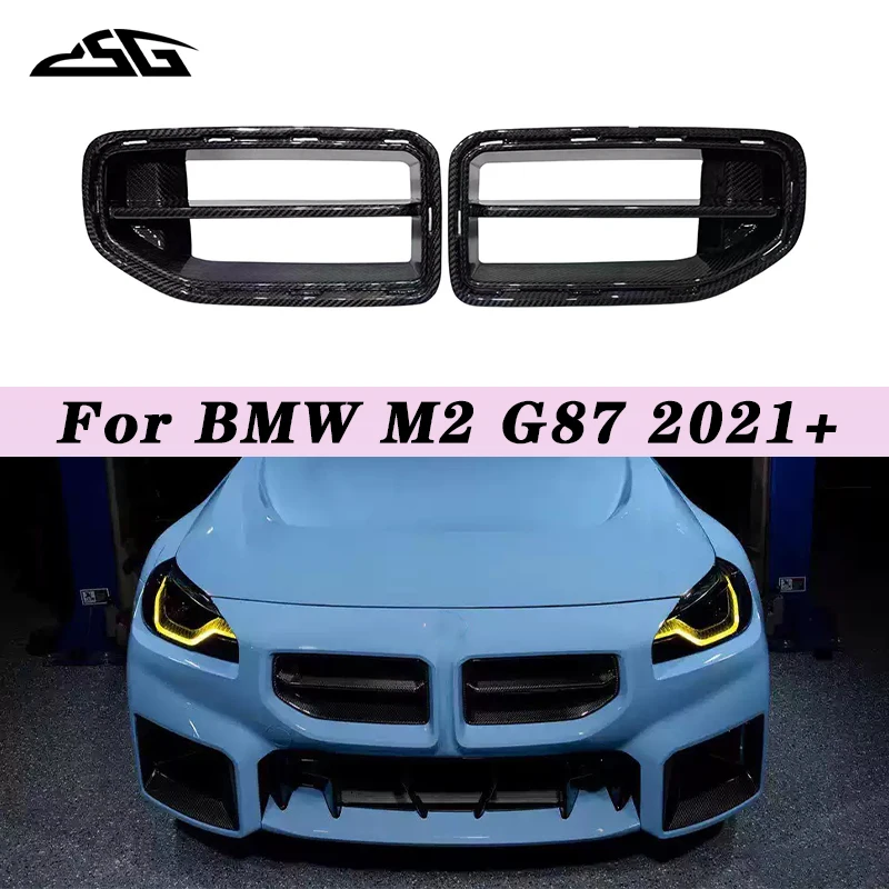 For BMW G87 M2 2-Door Coupe 2021+ Carbon Fiber Front Bumper Grille Frame Hood Air Vent Cover Mesh Grid Body Kit Car Accessories
For BMW G87 M2 2-Door Coupe 2021+ Carbon Fiber Front Bumper Grille Frame Hood Air Vent Cover Mesh Grid Body Kit Car Accessories