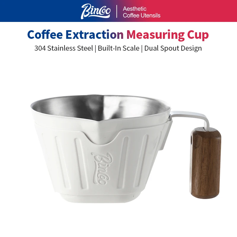 Bincoo 90ml Espresso Shot Glass with Wood Handle Dual Spout Measurement Scale Coffee Milk Ounce Cup for Barista Extraction
Bincoo 90ml Espresso Shot Glass with Wood Handle Dual Spout Measurement Scale Coffee Milk Ounce Cup for Barista Extraction