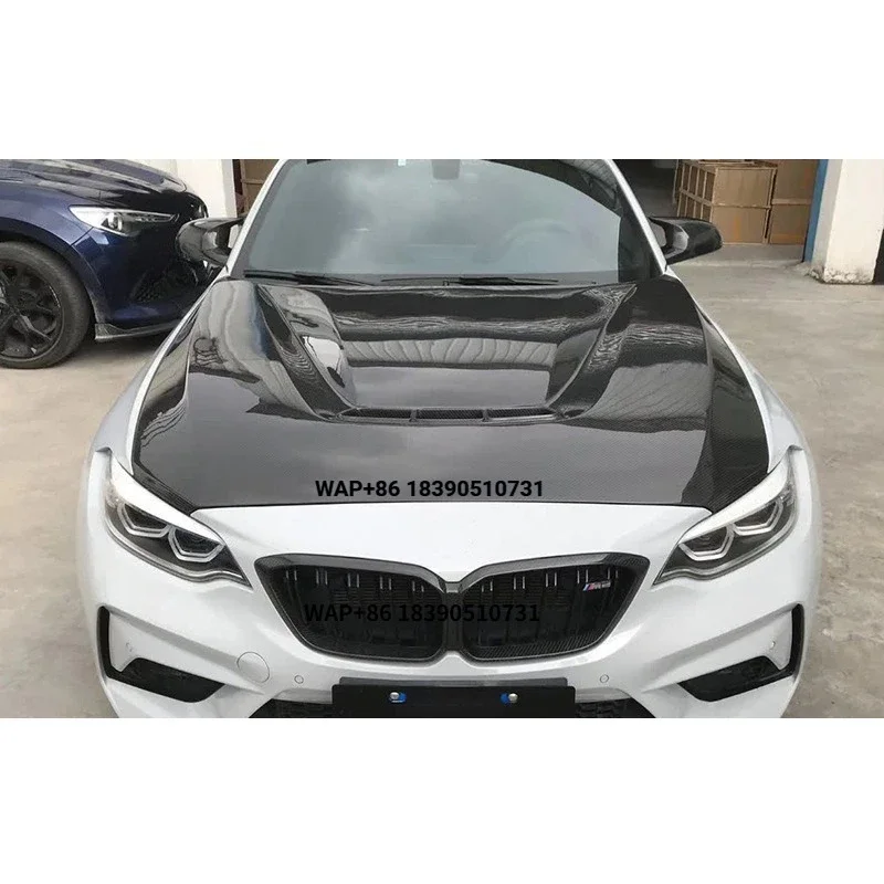 CS Style Carbon Fibre Front Engine Hood Bonnet for M2 F87 2016+
CS Style Carbon Fibre Front Engine Hood Bonnet for M2 F87 2016+