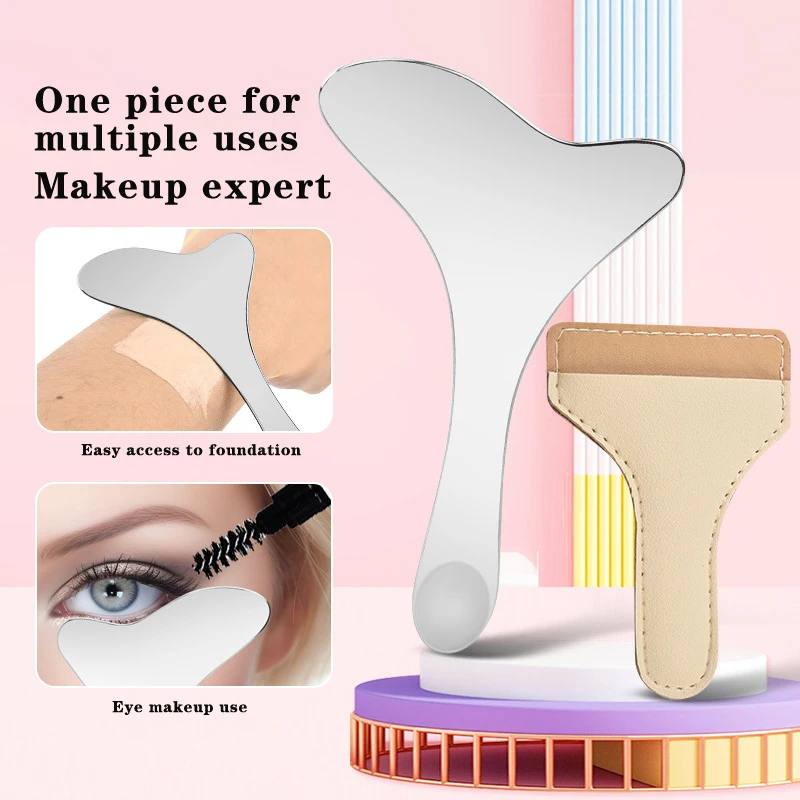 Stainless Steel Makeup Toner Spatula Double-end Cosmetic Cream Spoon Foundation Mixing Tool Eyeliner Assistant Make Up Tool
Stainless Steel Makeup Toner Spatula Double-end Cosmetic Cream Spoon Foundation Mixing Tool Eyeliner Assistant Make Up Tool