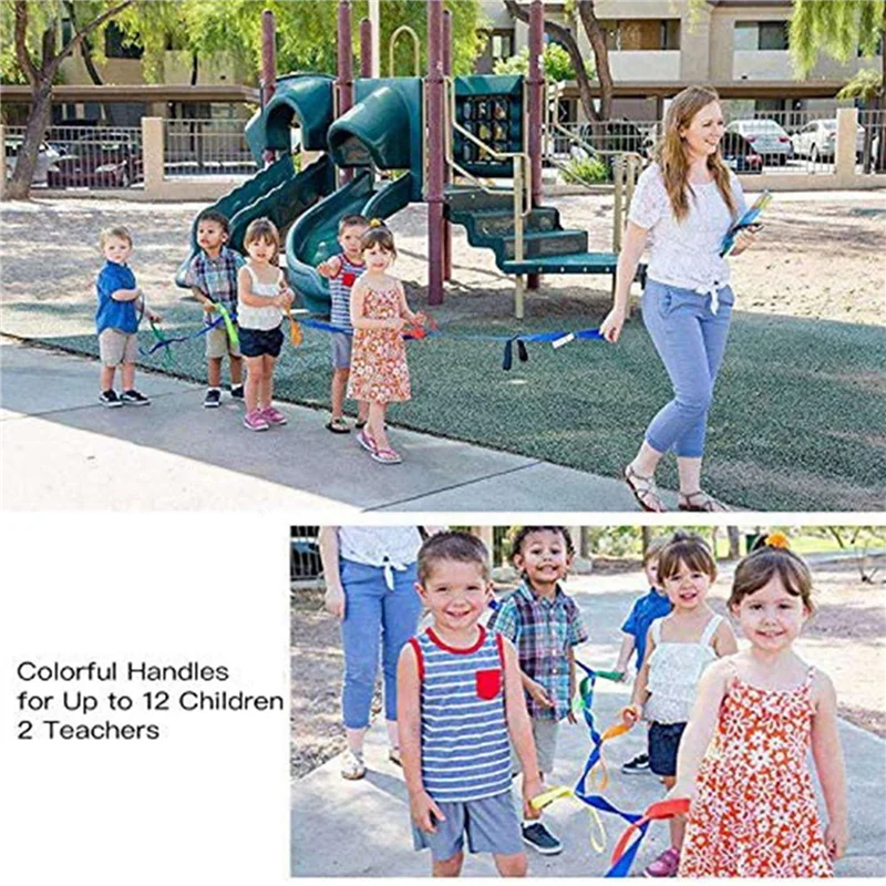 【Flash Sale】6X Children's Walking Ropes For Preschool Daycare School Kids Outdoor Colorful Handles For Up To 12 Children 2 Teach
【Flash Sale】6X Children's Walking Ropes For Preschool Daycare School Kids Outdoor Colorful Handles For Up To 12 Children 2 Teach