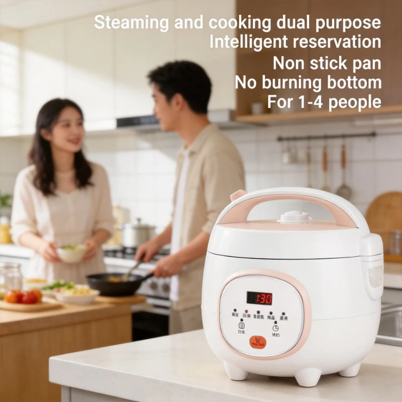 2L Mini Rice Cooker, Multifunctional Small Household & Dormitory Cooking Pot, 220V Suitable for 1-3 People
2L Mini Rice Cooker, Multifunctional Small Household & Dormitory Cooking Pot, 220V Suitable for 1-3 People