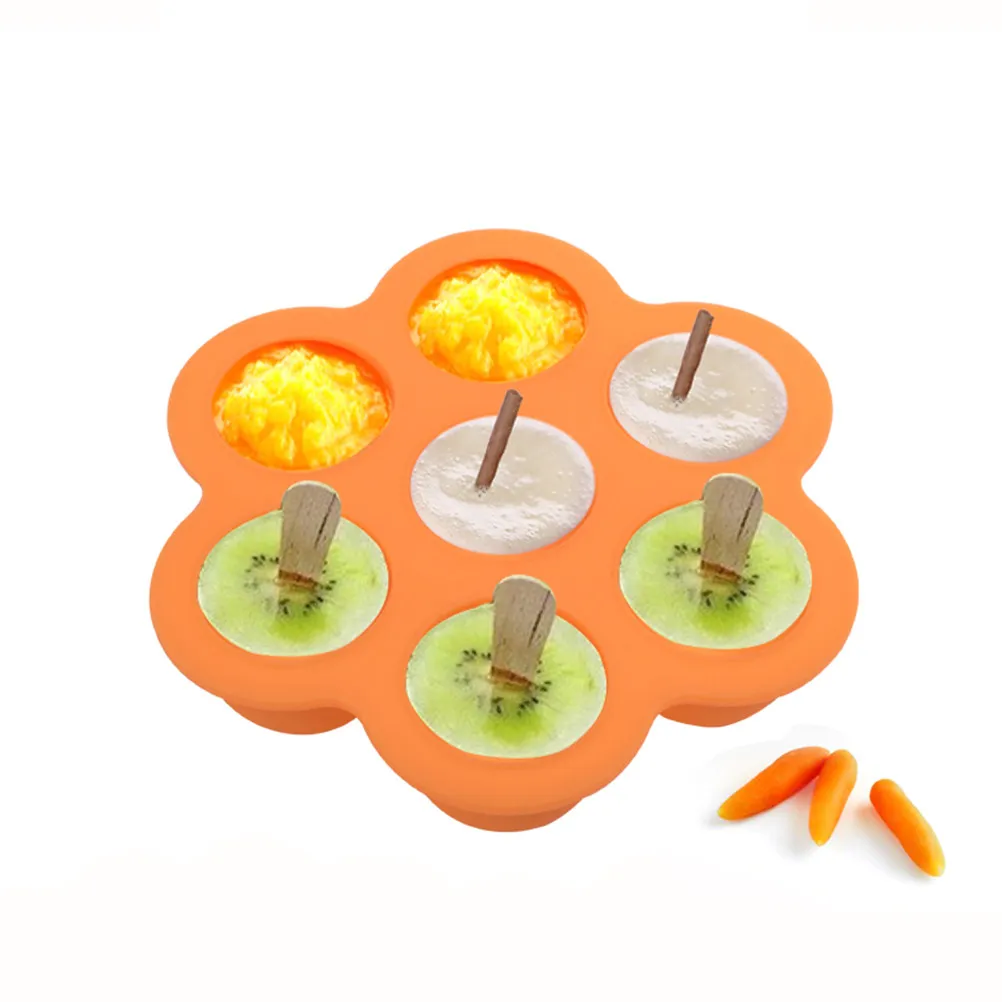 Многоразовый контейнер для детского питания на 7 секций с крышкой, без бисфенола-А, силиконовый, для микроволновой печи, оранжевый
Многоразовый контейнер для детского питания на 7 секций с крышкой, без бисфенола-А, силиконовый, для микроволновой печи, оранжевый