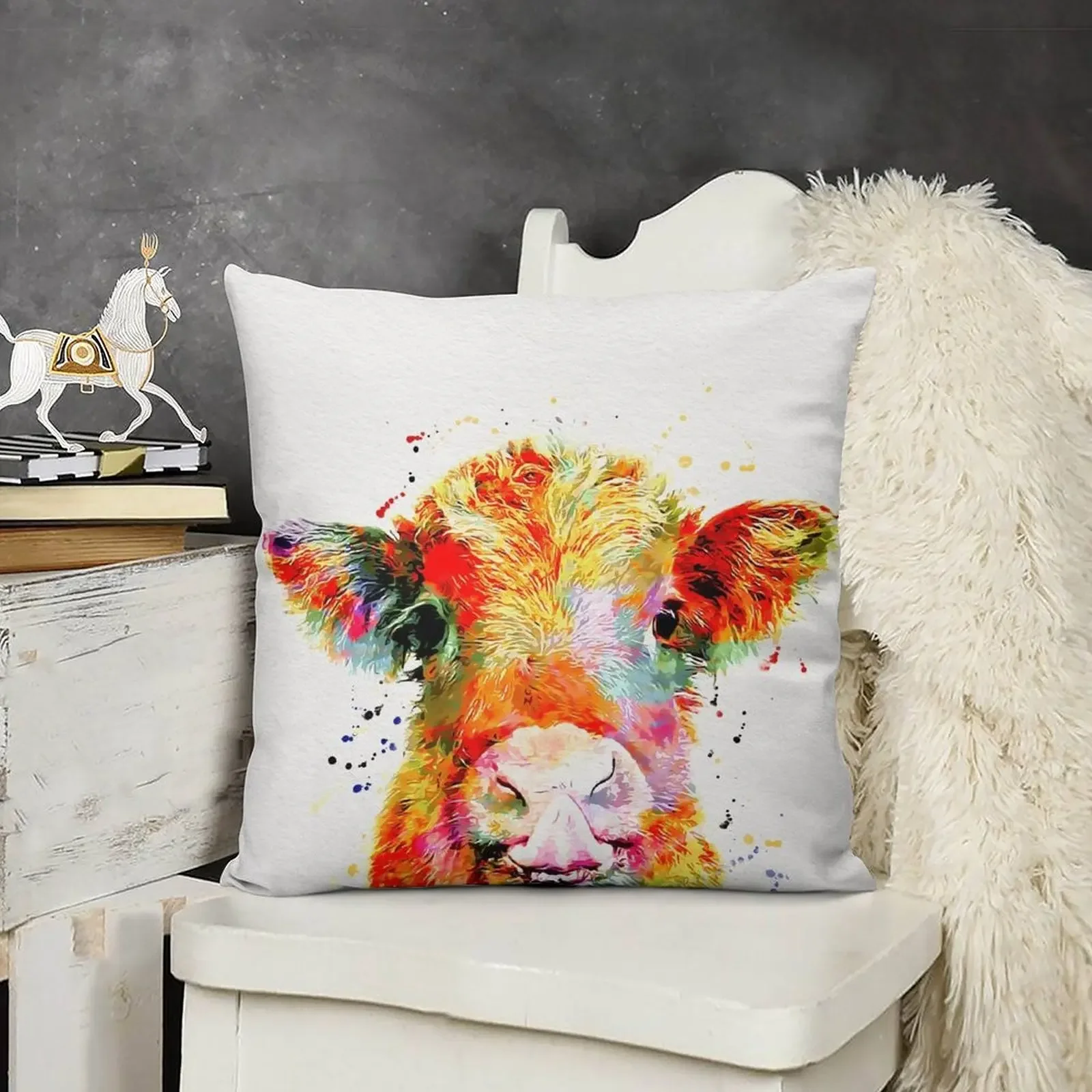 Baby Cow Watercolor Art Throw Pillow Decorative Cushions For Living Room Pillow Decor pillow
Baby Cow Watercolor Art Throw Pillow Decorative Cushions For Living Room Pillow Decor pillow