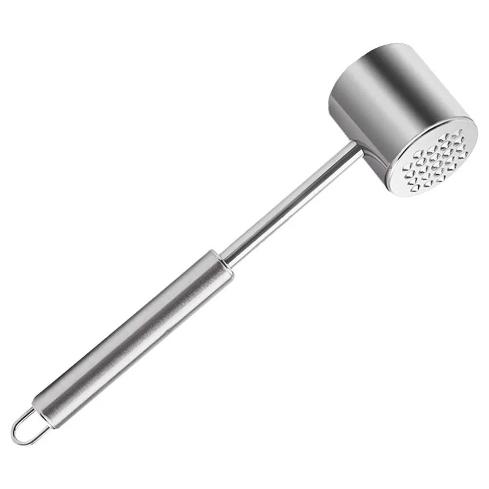 Meat Hammer Tenderizer Stainless Steel Double Sided Mallet Kitchen Tool for Lamb Beef Chicken Steak Pounder Reusable Longlasting
Meat Hammer Tenderizer Stainless Steel Double Sided Mallet Kitchen Tool for Lamb Beef Chicken Steak Pounder Reusable Longlasting